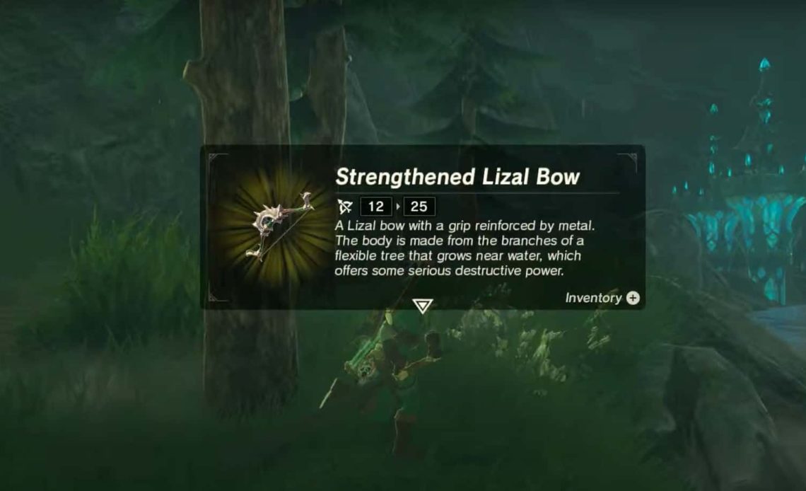 Tears of the Kingdom Strengthened Lizal Bow
