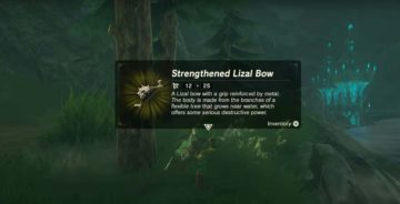 Come rafforzare Lizal Bow in Zelda: Tears Of The Kingdom