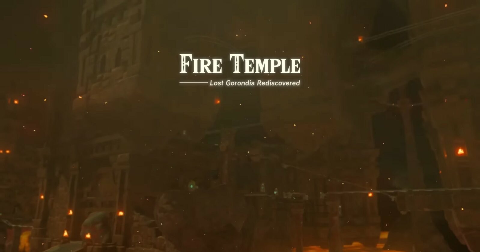 Tempio del fuoco in Zelda TotK