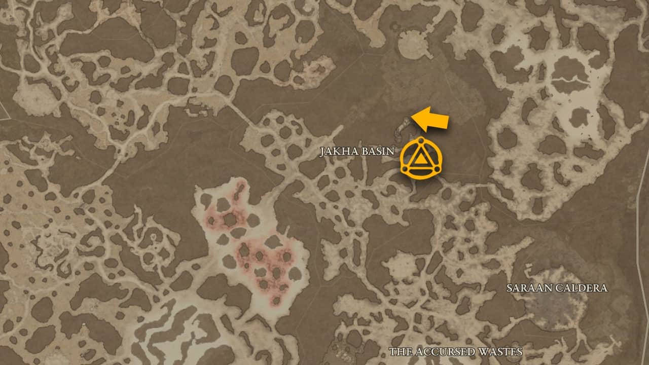 posizione dei bassifondi di guularahn in diablo 4
