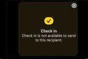 Check-in iOS 17 non funzionante