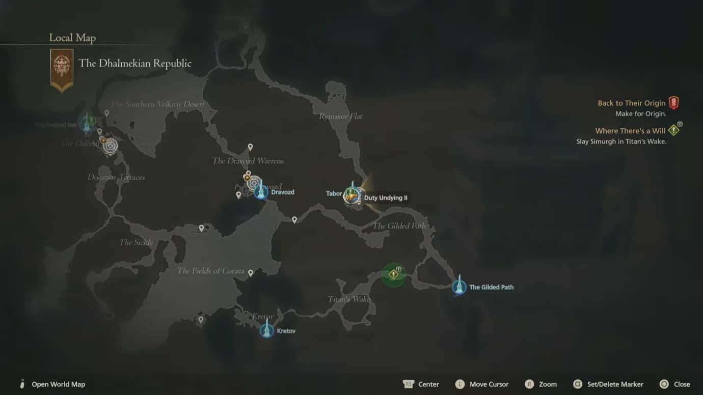 Posizione dell'anziano Griffin in Where There A Will in Final Fantasy 16