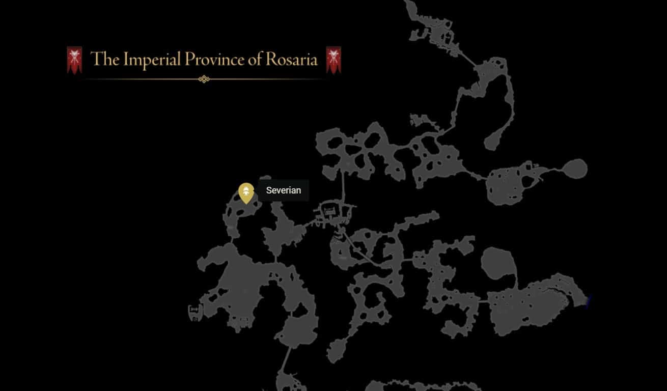 Posizione di Severian in Final Fantasy 16