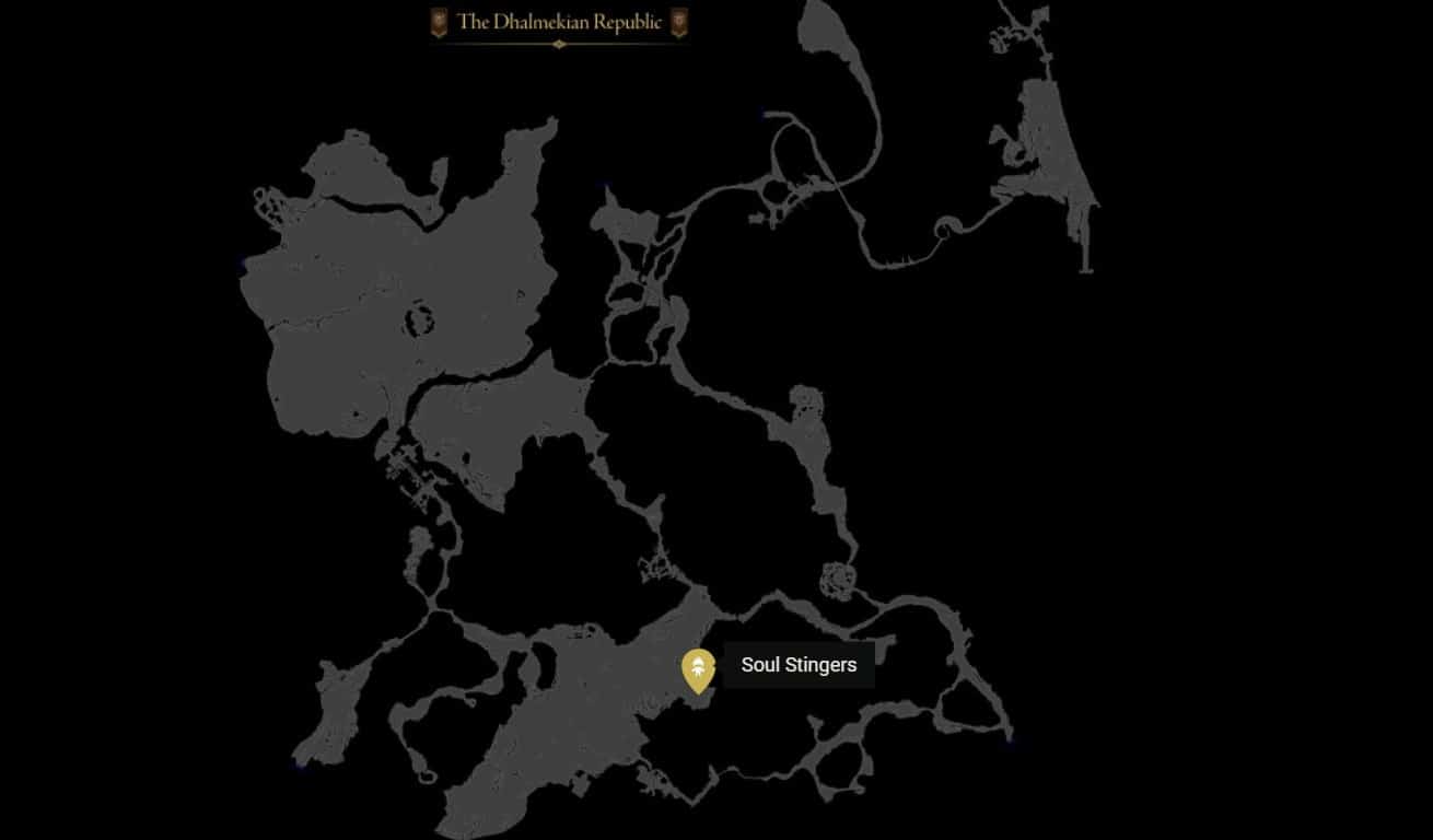 Posizione di Soul Stingers in Final Fantasy 16