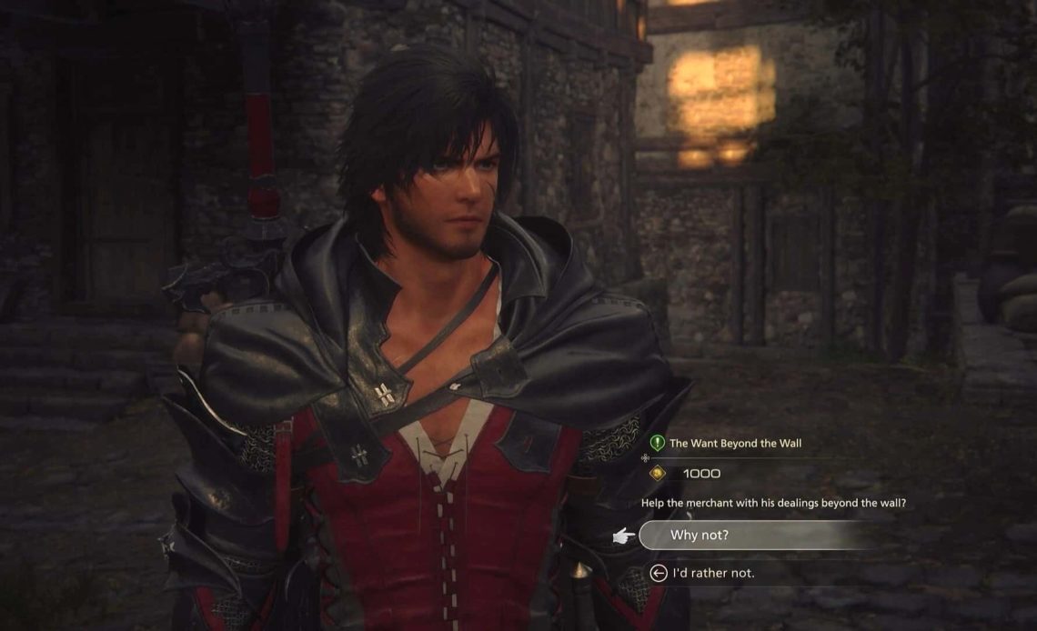 The Want Beyond the Wall Final Fantasy 16