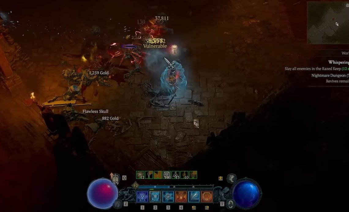 Ice Shards Sorcerer Build in Diablo 4