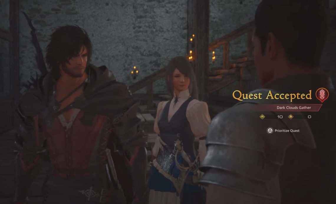 final fantasy 16 dark clouds gather