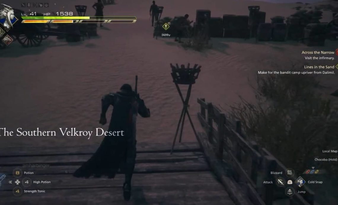 Final Fantasy 16 Lines of Sand