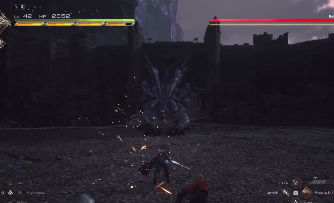 Final Fantasy 16 Streets of Madness Behemoth Boss