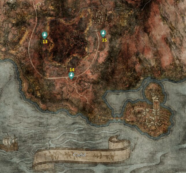 Posizioni mercantili di Caelid