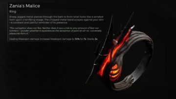 Come ottenere la malizia di Zania in Remnant 2