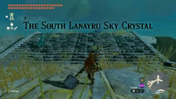 Zelda: Tears Of The Kingdom South Lanayru Sky Crystal Shrine Quest Guida