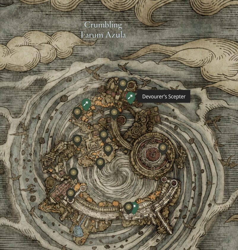 Posizione leggendaria dell'armamento del Divoratore Scettro