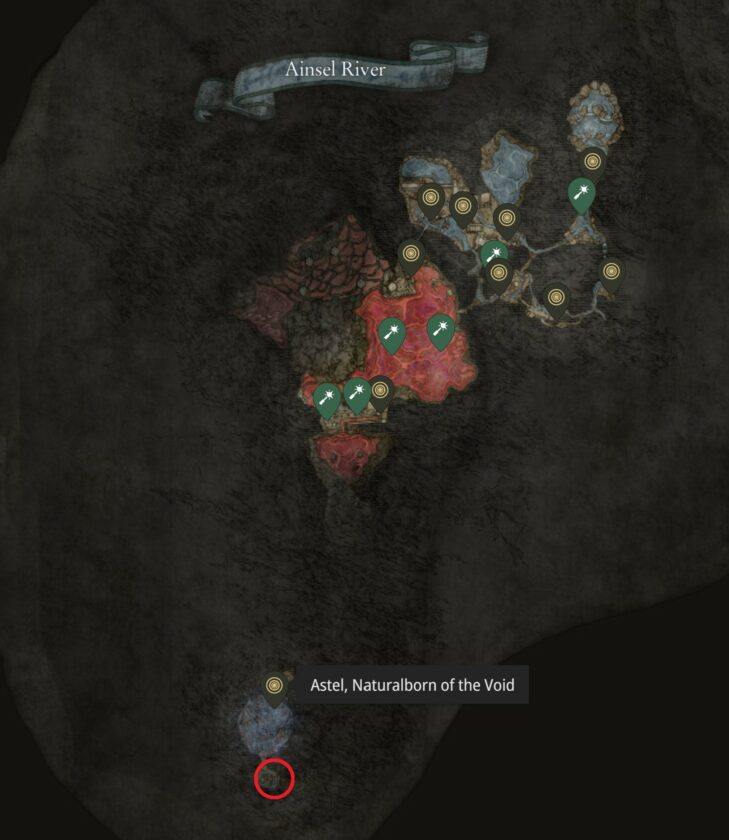 Posizione leggendaria dell'armamento di Dark Moon Greatsword