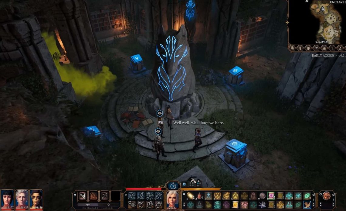 Enclave Library Rune Puzzle BG3
