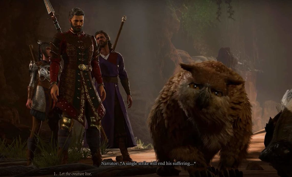 Baldur Gate 3 Owlbear Cub