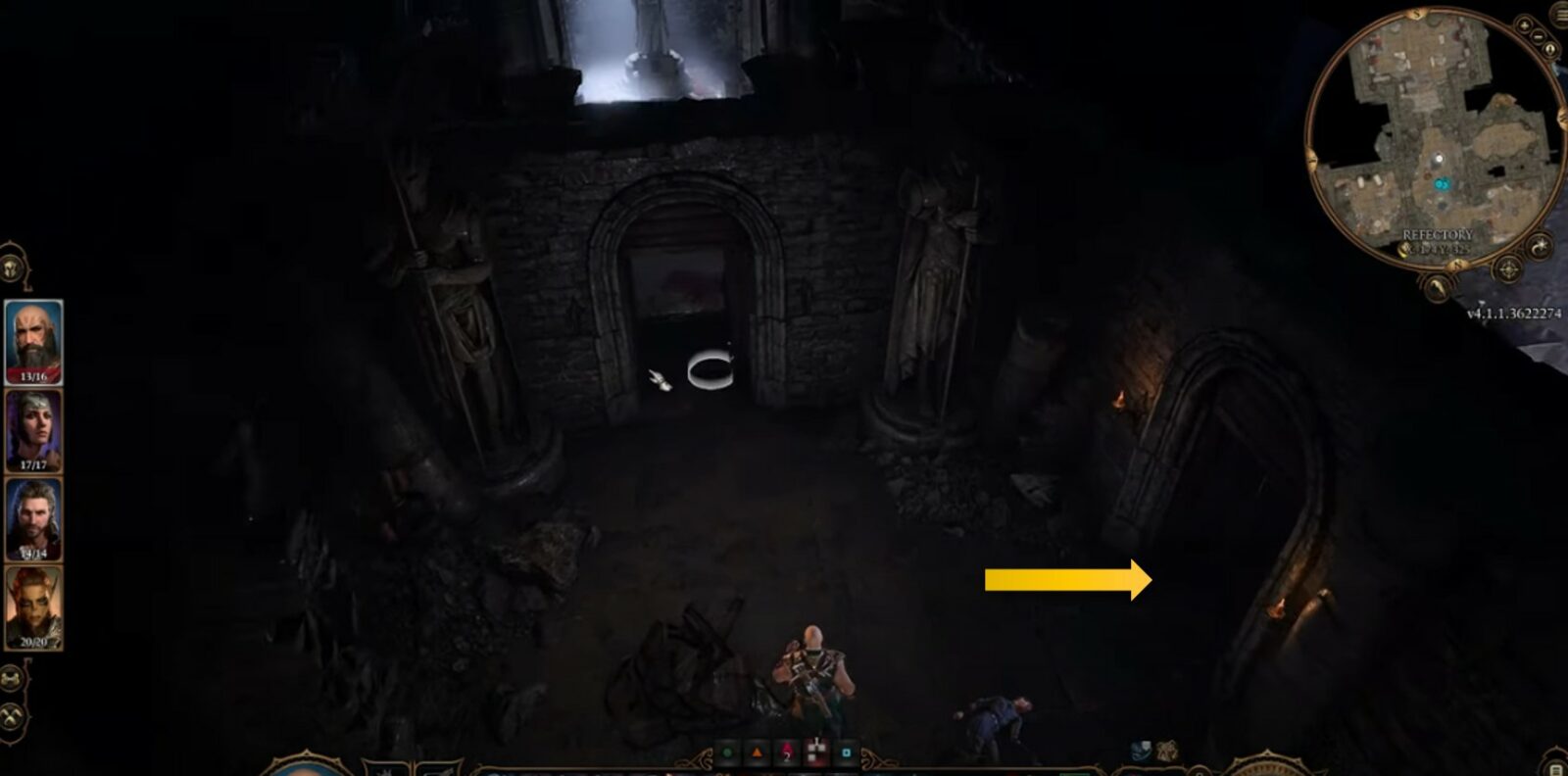 Sblocca la porta a sinistra in BG3