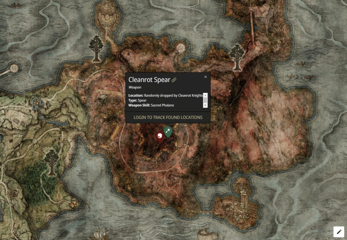 posizione della lancia cleanrot