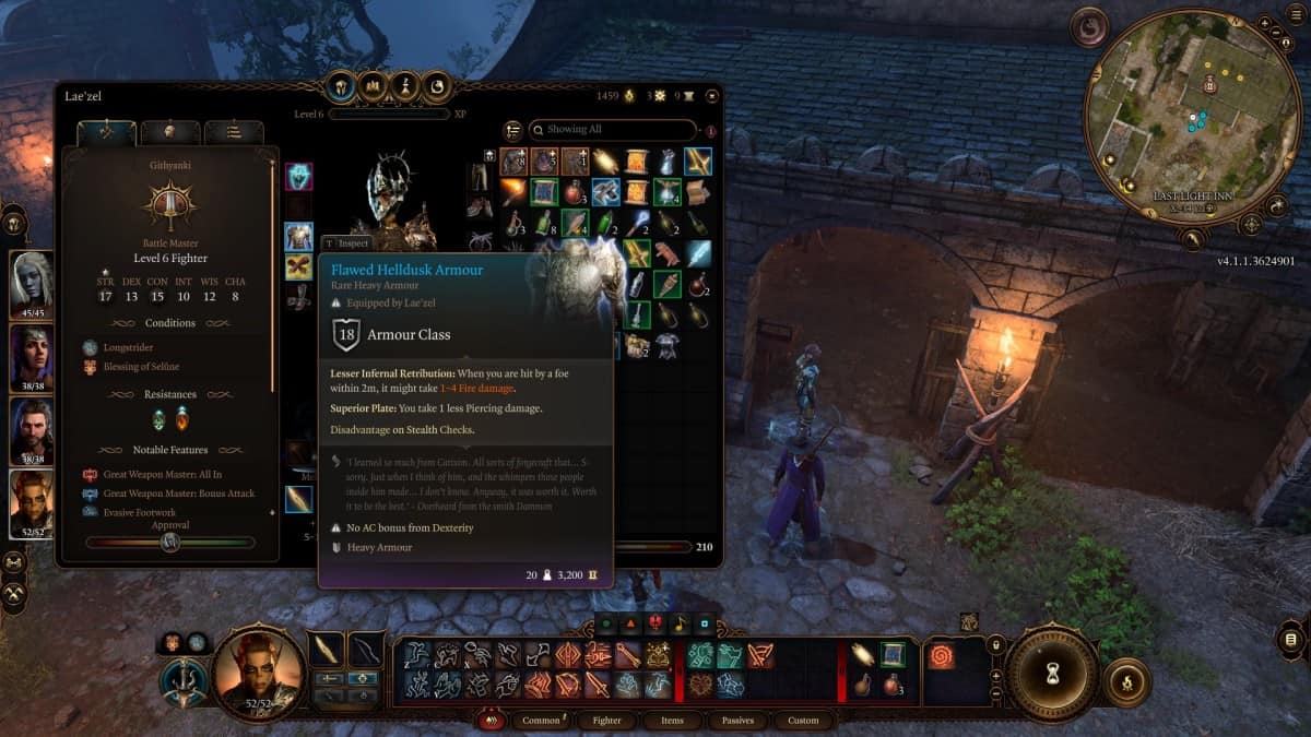 Usa il ferro infernale in BG3