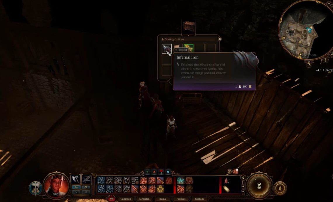 Infernal Iron in Baldur's Gate 3