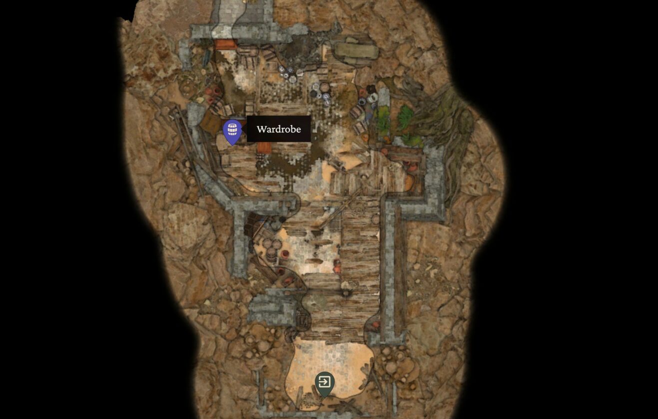 BG3 Cantina Nascondiglio Zhentarim