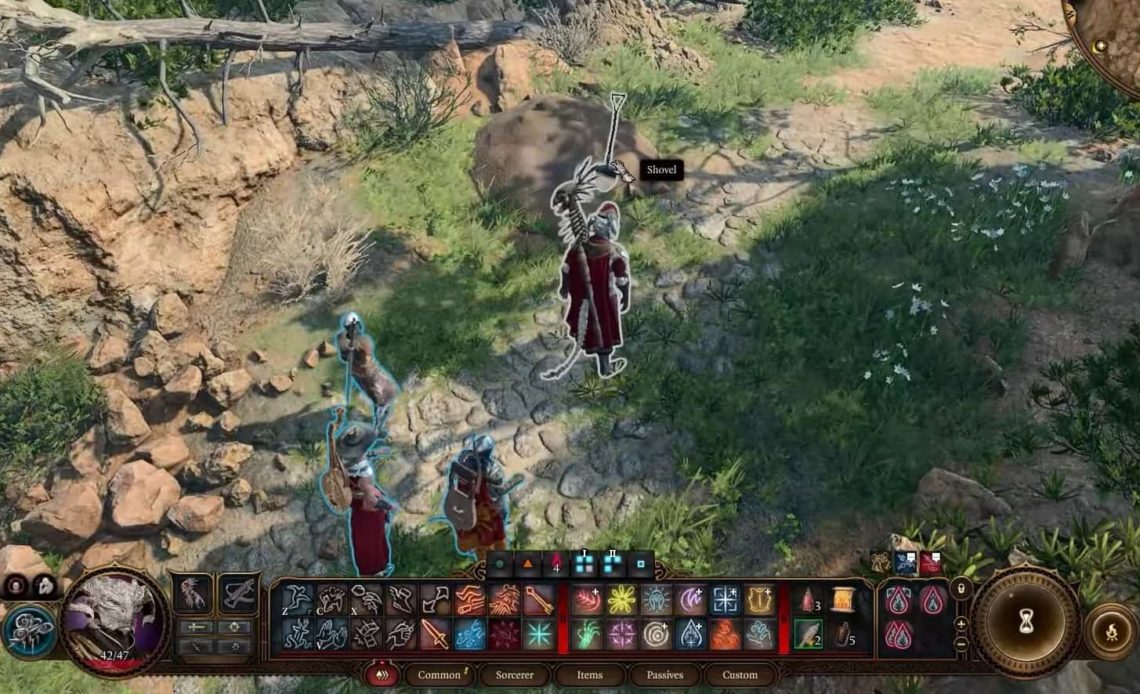 Baldur's Gate 3 Shovel