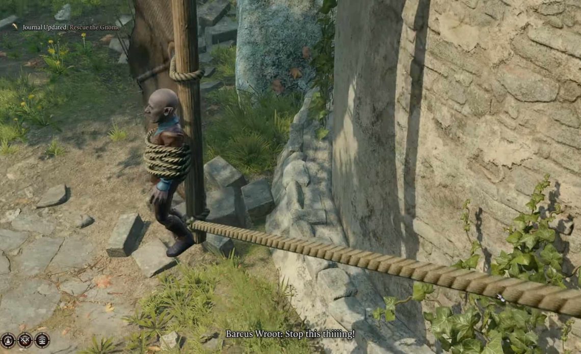 baldur's gate 3 rescue gnome