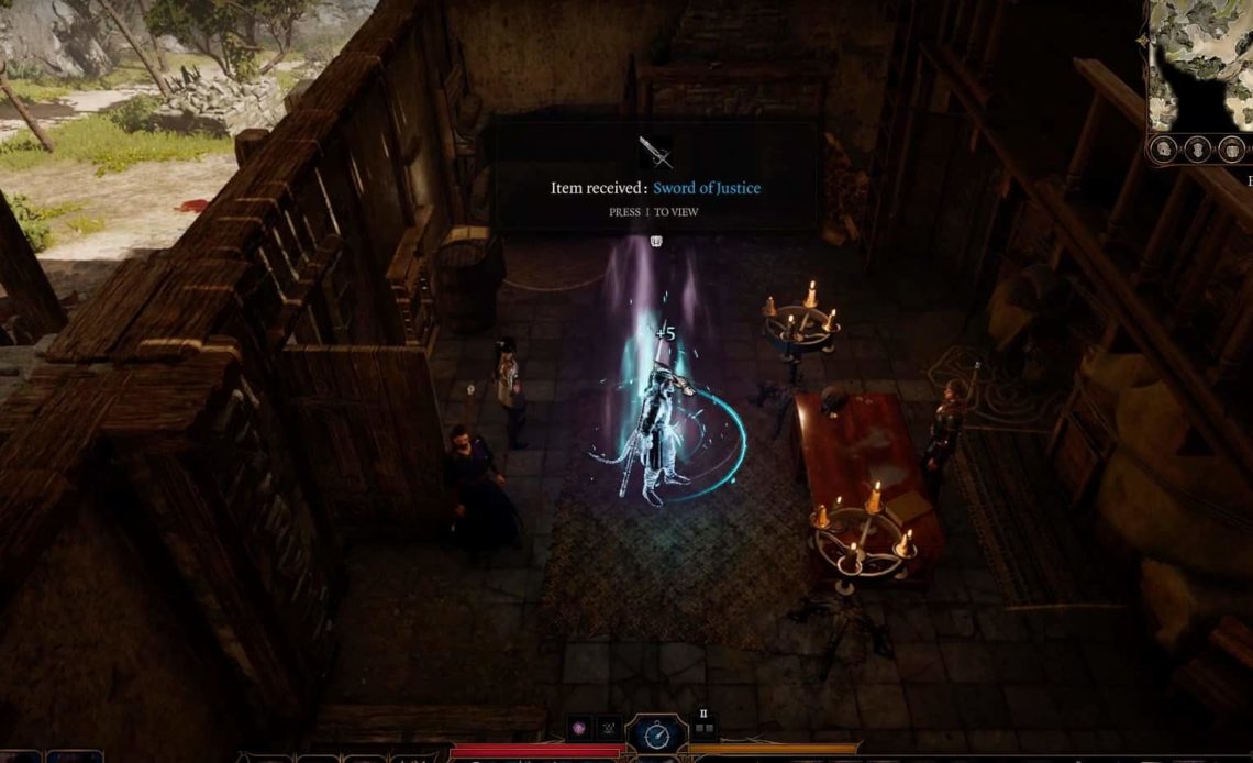 Baldur's Gate 3 Sword of Justice