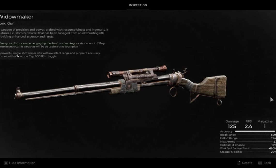 Remnant 2 Widowmaker