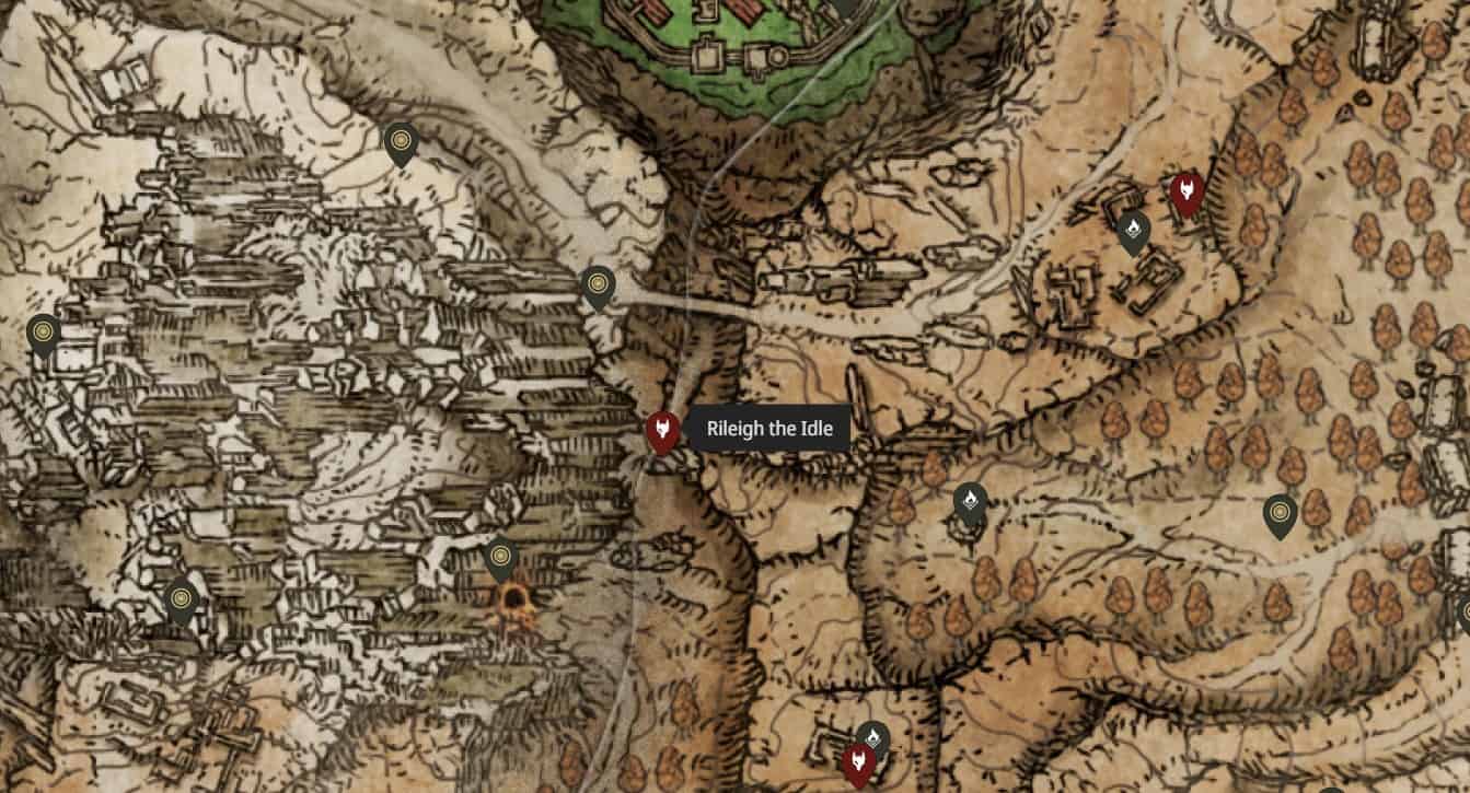 Rileigh the Idle npc invader Posizione