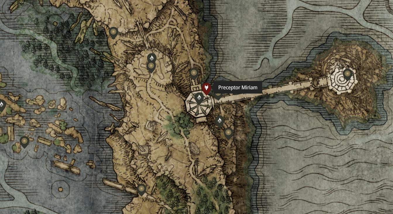 Precettore Miriam npc invader Posizione