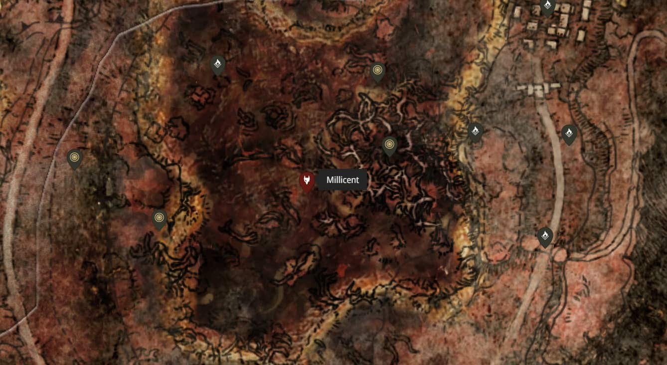 Posizione dell'invasore npc Millicent