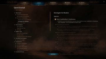 Come indagare sugli omicidi di Baldur's Gate 3