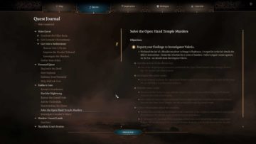 Come risolvere gli omicidi del tempio a mani aperte in Baldur's Gate 3