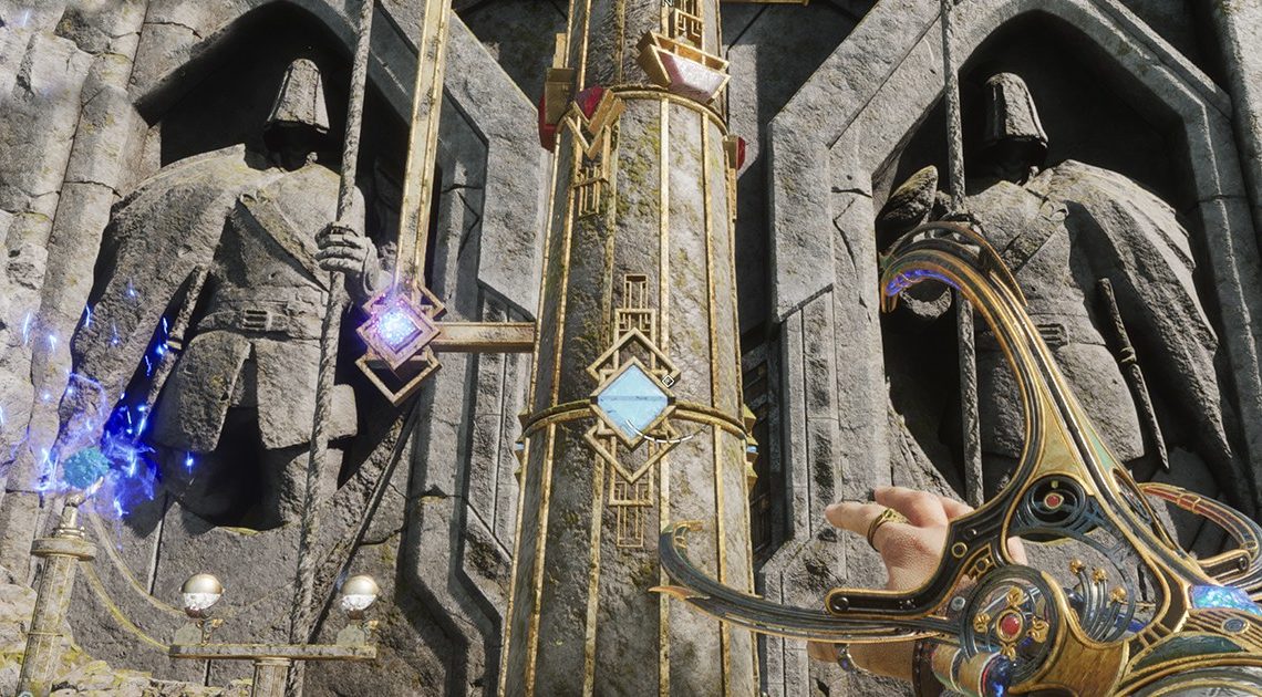 Soluzione del puzzle della colonna Immortals of Aveum Lucium: come risolvere il puzzle della torre in Greyveil Plaza
