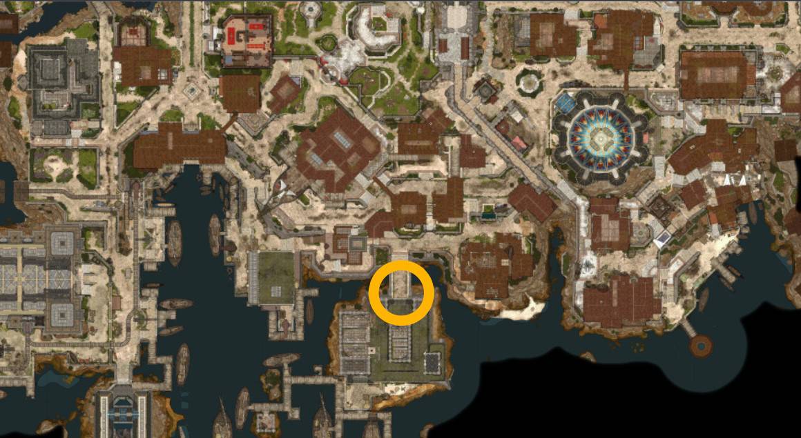 Volta della posizione del Counting House in BG3