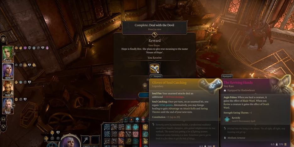 Baldur's Gate 3 Gloves Of Soul Catching