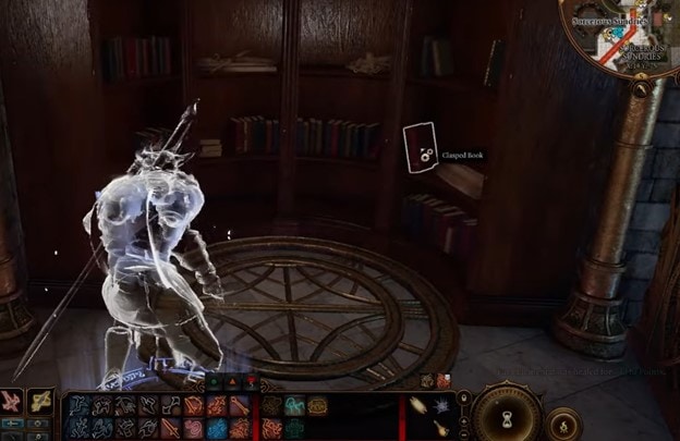 Libro crollato di Baldur's Gate 3