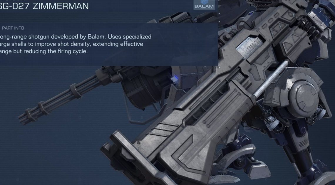 Armored Core 6 Zimmerman: come ottenere il fucile