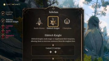 Baldur's Gate 3 Fighter Eldritch Knight Guida alla creazione e alle sottoclassi