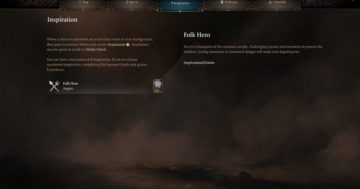 Baldur's Gate 3 Ispirazione: come ottenere eventi di ispirazione attraverso lo sfondo