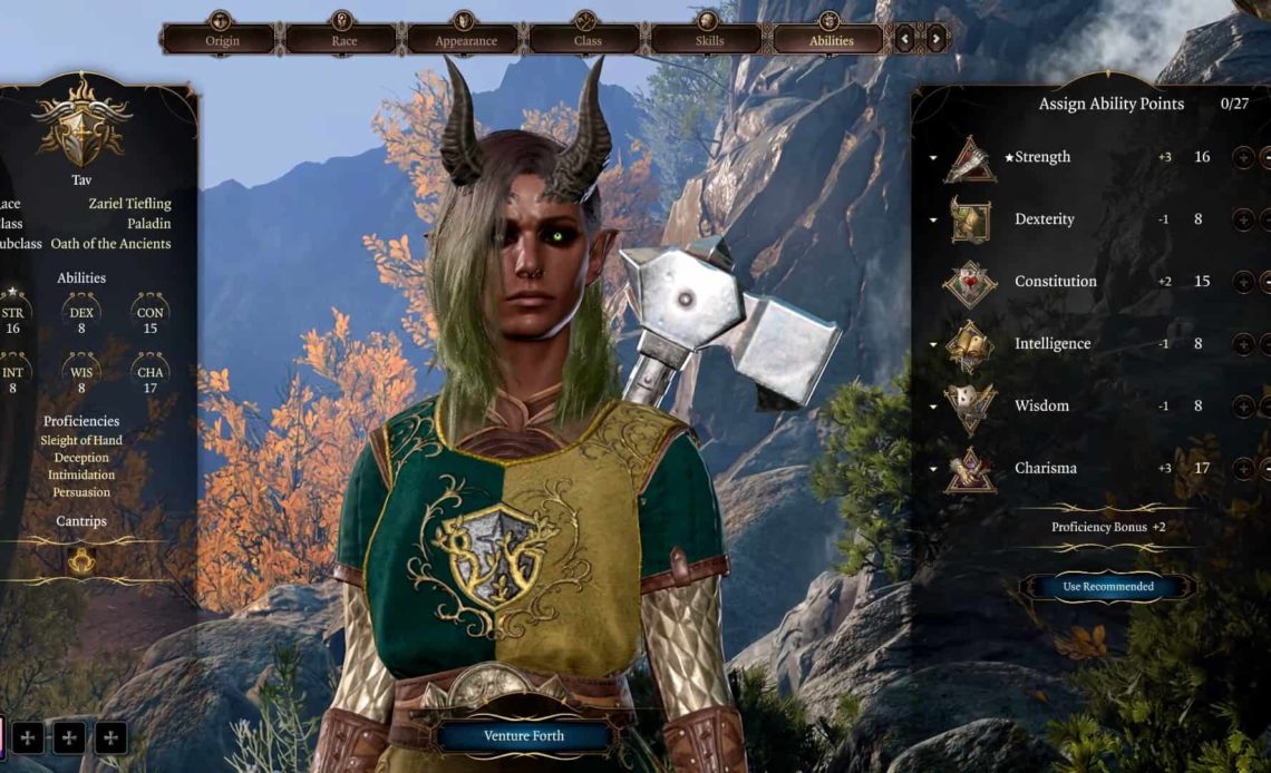 baldur's gate 3 oath of ancients build