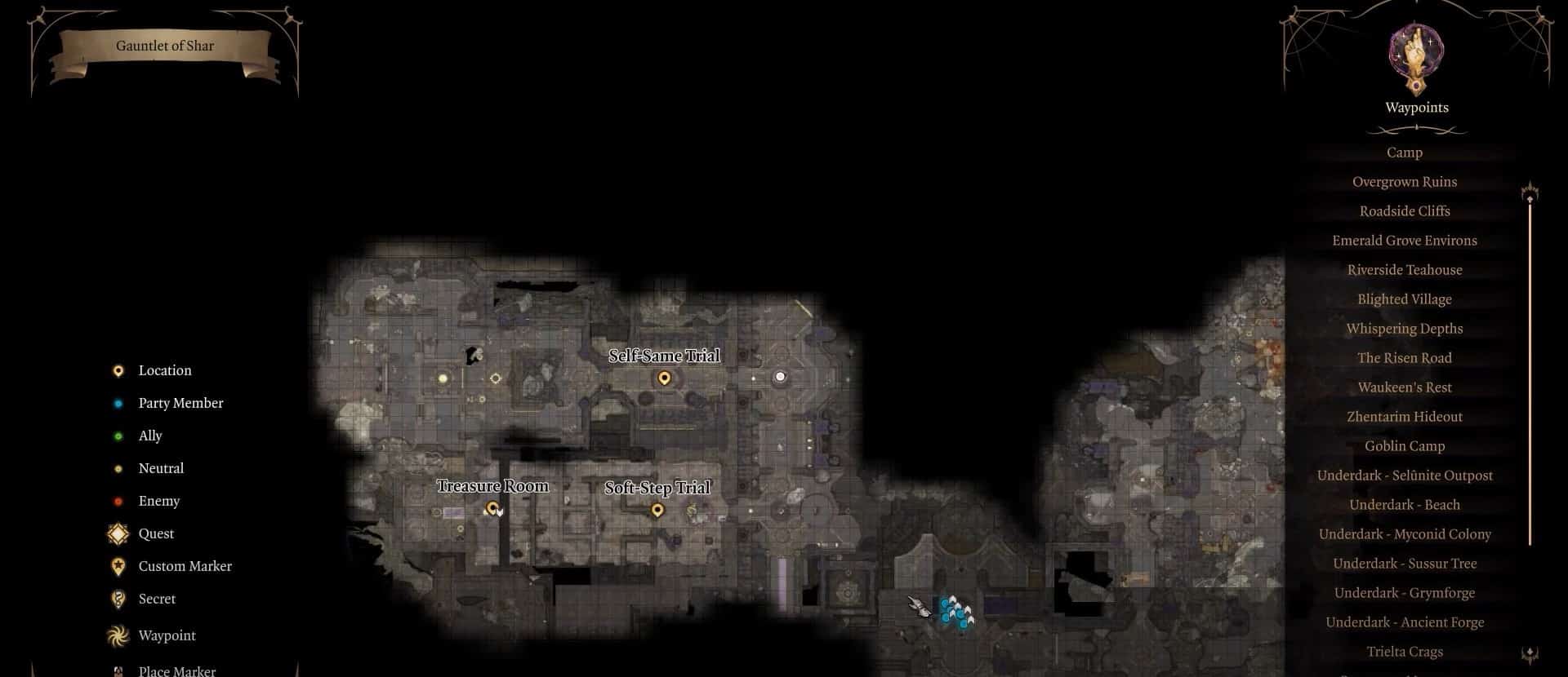 BG3 Stesso luogo di prova