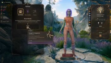 Baldur's Gate 3 Ranger Beast Master Build e guida alle sottoclassi