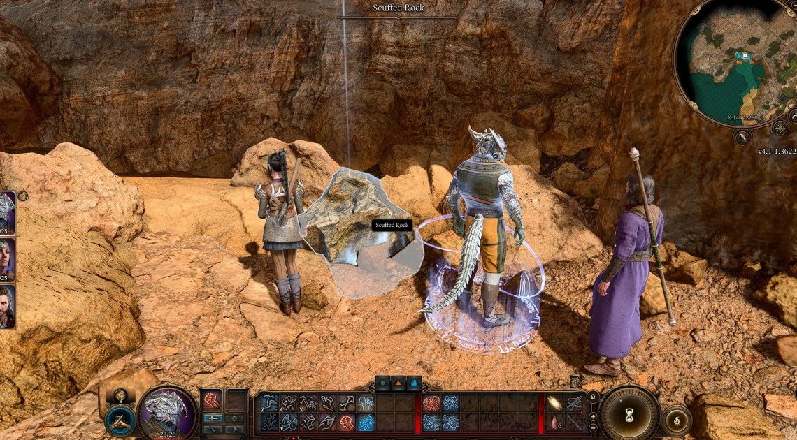Baldur's Gate 3 Scuffed Rock: come spostarlo e spingerlo via