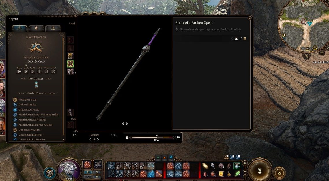 Baldur's Gate 3 Shaft & Head of a Broken Spear: come trovarli