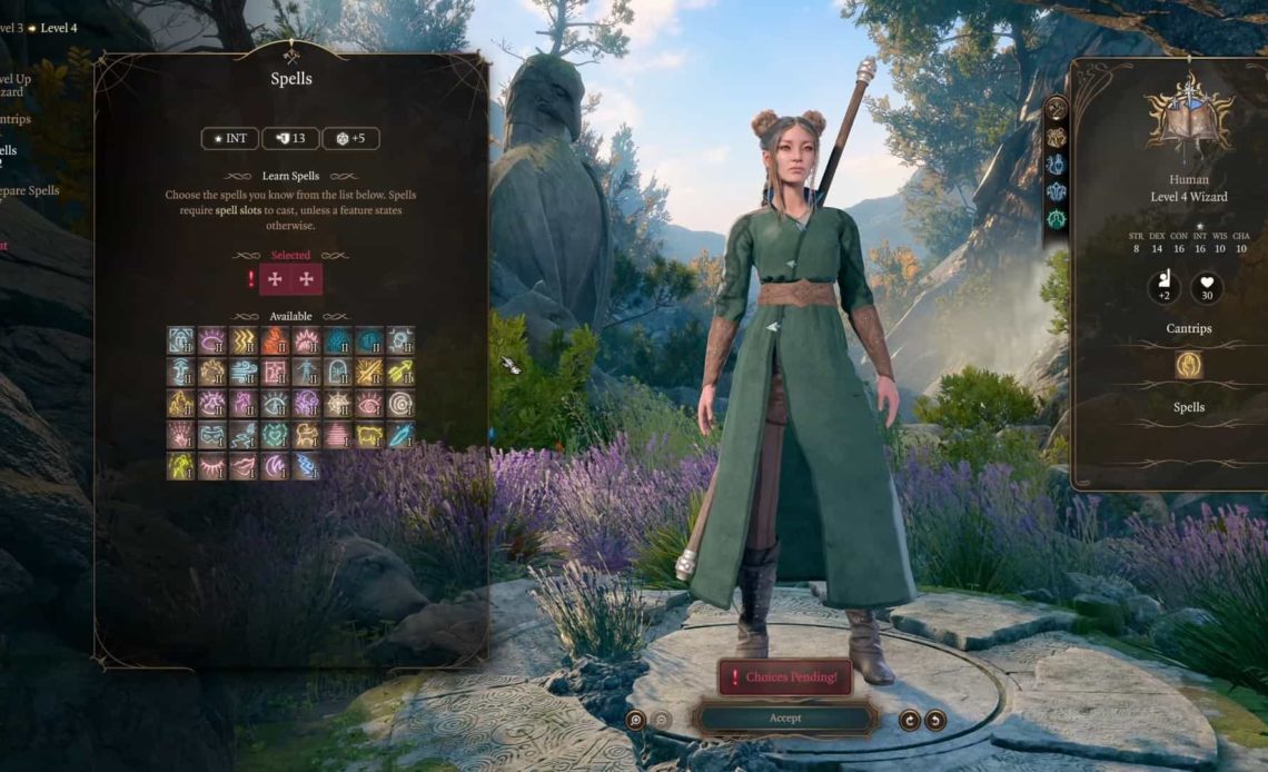 BG3 School of Abjuration Wizard