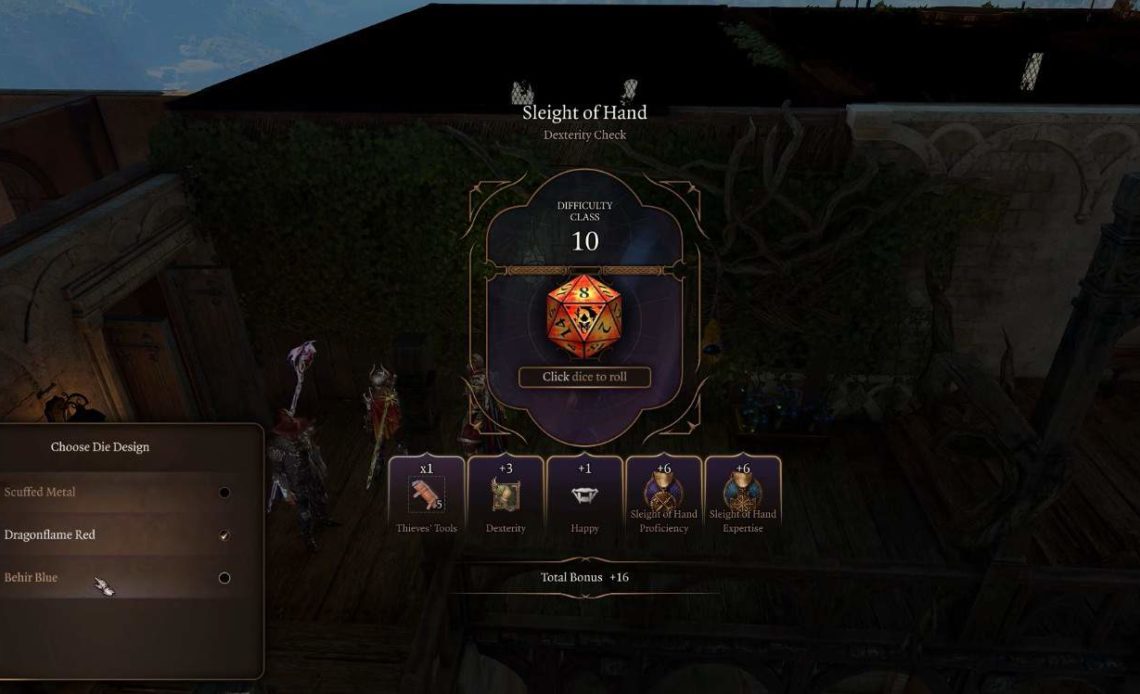 baldur's gate 3 dice skins