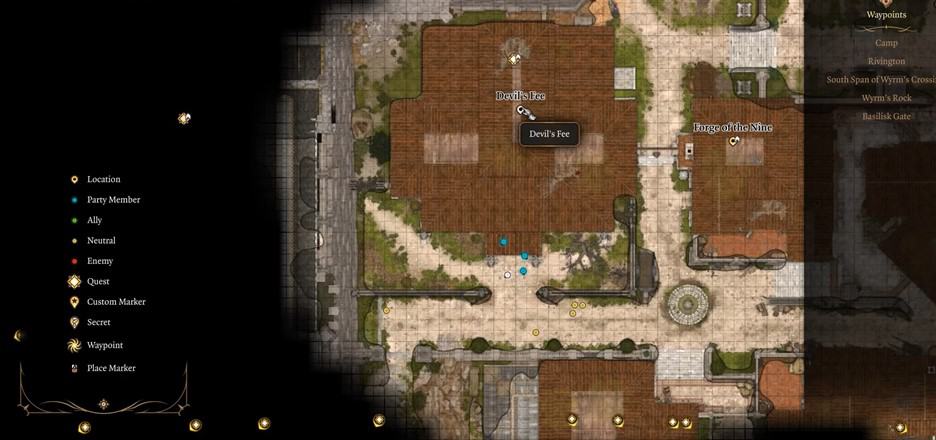 Posizione della Casa della Speranza in BG3