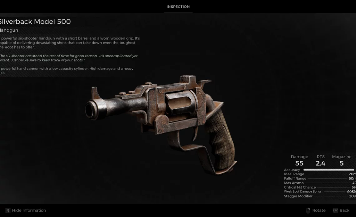 Remnant 2 Silverback Model 500